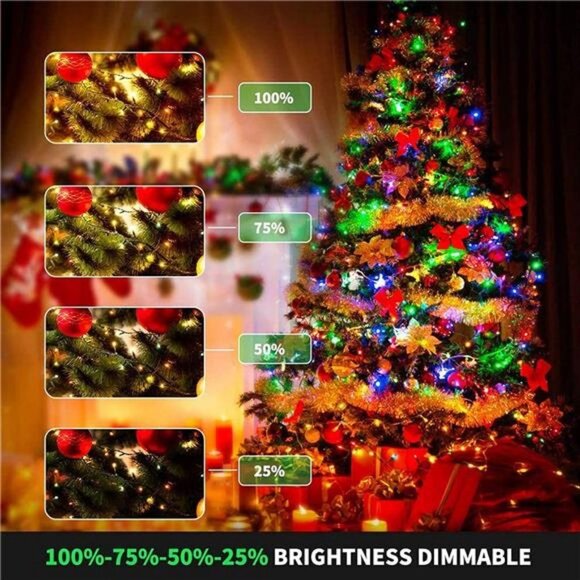 300 LED Color Changing Christmas String Lights with...